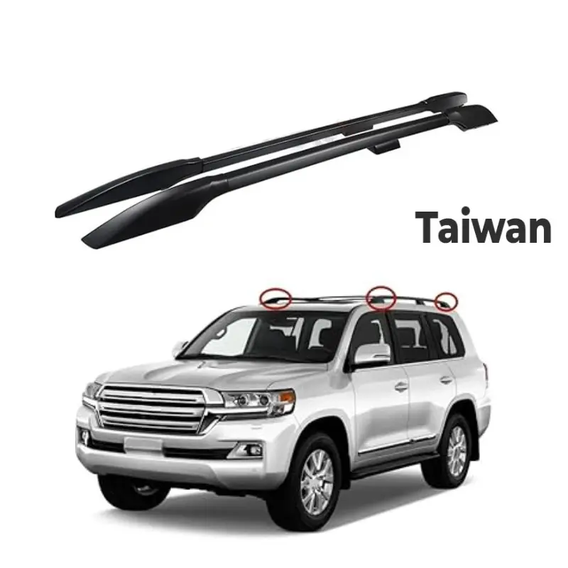 Toyota Land Cruiser Fj200 Roof Rail Black Taiwan Model 2015-2020 1