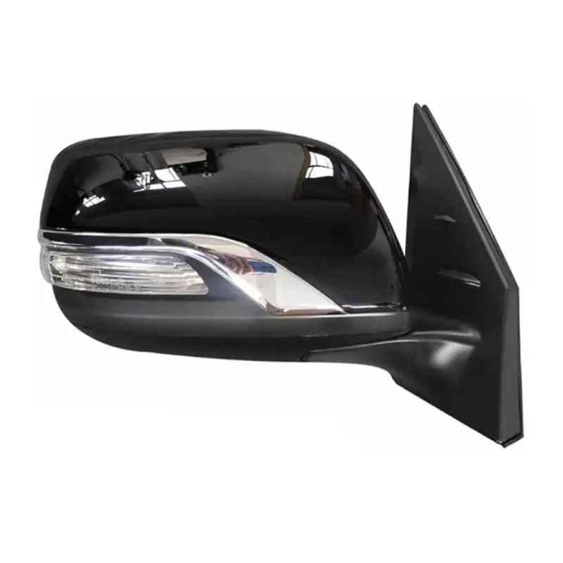 Toyota Land Cruiser Fj200 Side Mirror Assembly White With Chrome Model 2008-2021 1