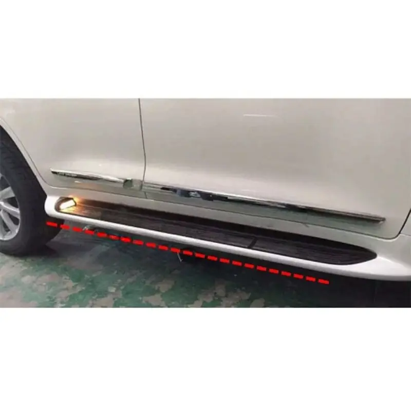 Toyota Land Cruiser Fj200 Side Step Cover With Led  Model 2008-2021 2