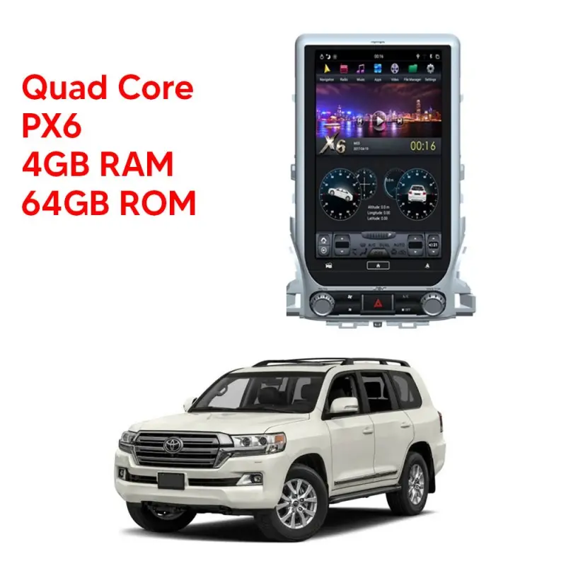 Toyota Land Cruiser Fj200 Tesla Px6 (4+64Gb) High Model 2018-2022 1