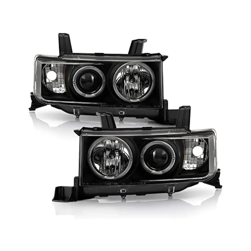 Toyota Land Cruiser Fj80 Head Light Black Taiwan Model 1992-1996 1