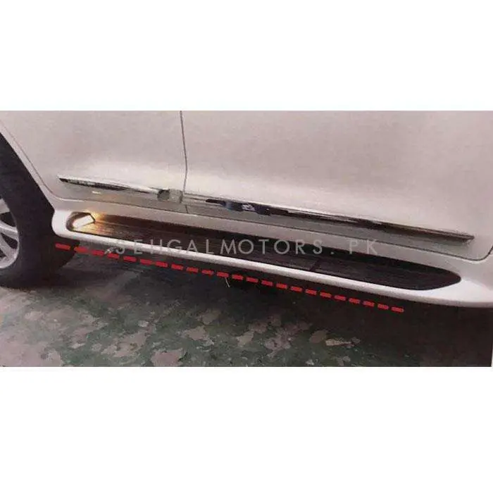 Toyota Land Cruiser Foot Steps Abs Plastic Led Cover White 2015 - 2021 1