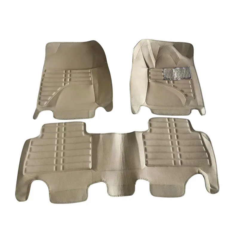 Toyota Land Cruiser Lc200 5D Floor Mat Beige 3 Pcs 2015 - 2021 2