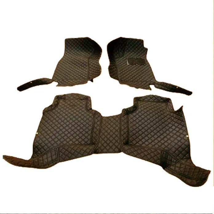 Toyota Land Cruiser Lc200 7D Floor Mats - Coffee 3 Pcs 2015 - 2021 2