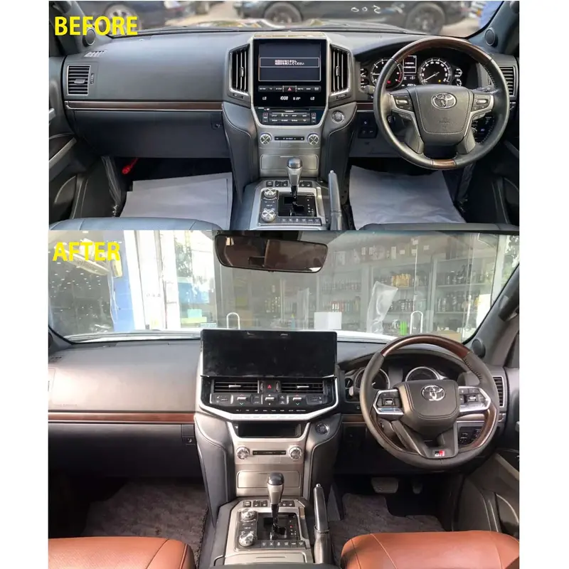 Toyota Land Cruiser Lc200 Interior Conversion Kit 2008 - 2018 - With Lc300 Android Lcd 1