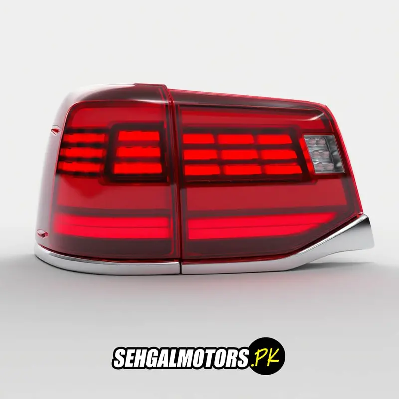 Toyota Land Cruiser Lc200 Latest Sequential Back Lamps Light Red Pair 2015 - 2024 2