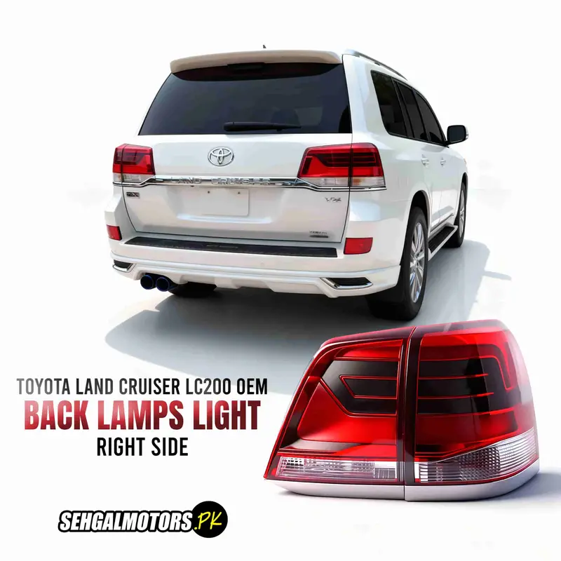 Toyota Land Cruiser Lc200 Oem Back Lamps Light Right Side 2015 - 2024 1