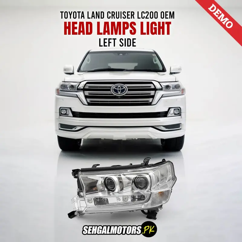 Toyota Land Cruiser Lc200 Oem Head Lamps Light Left Side 2015 - 2024 - V8 Genuine Style 1