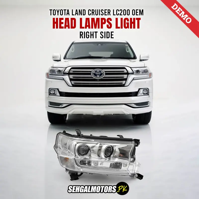 Toyota Land Cruiser Lc200 Oem Head Lamps Light Right Side 2015 - 2024 - V8 Genuine Style 1
