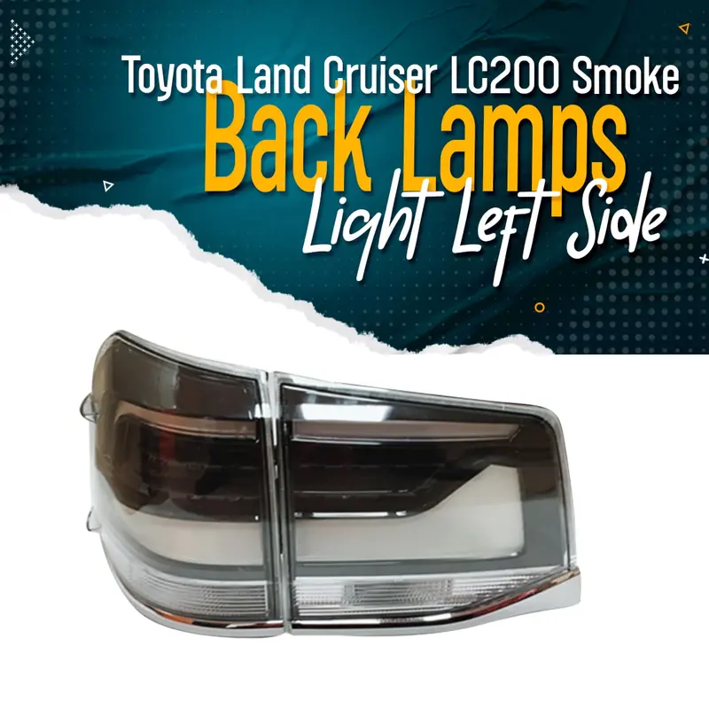 Toyota Land Cruiser Lc200 Smoke Back Lamps Light Left Side 2015 - 2024 1