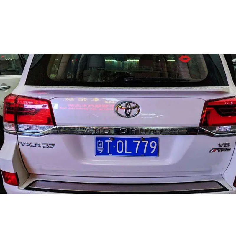 Toyota Land Cruiser Lc200 Wald Style Trunk Spoiler Unpainted 2015 - 2021 2