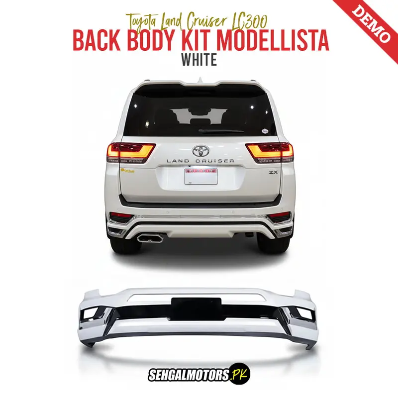 Toyota Land Cruiser Lc300 Back Body Kit Modellista White 1