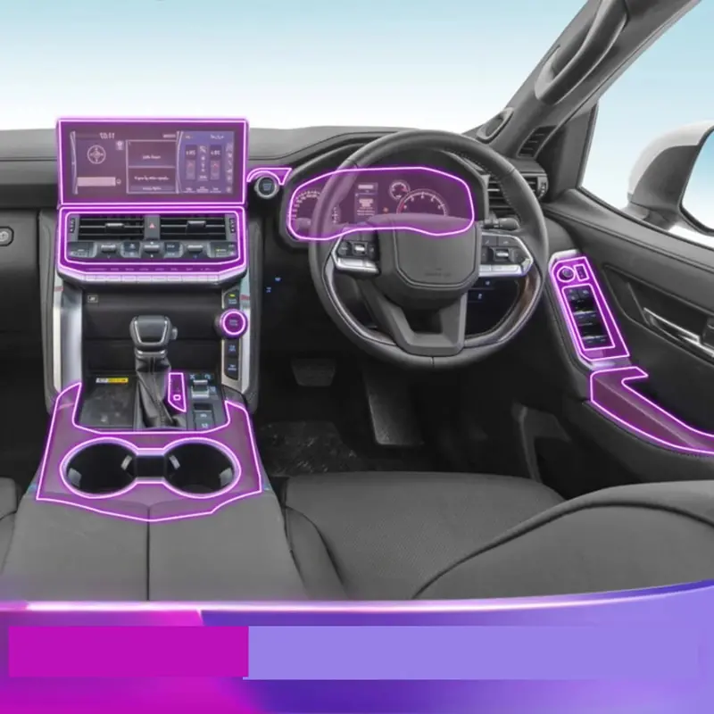 Toyota Land Cruiser Lc300 Fj300 Interior Ppf Tpu Sheets 2023 - 2024 - Paint Protection Film 1