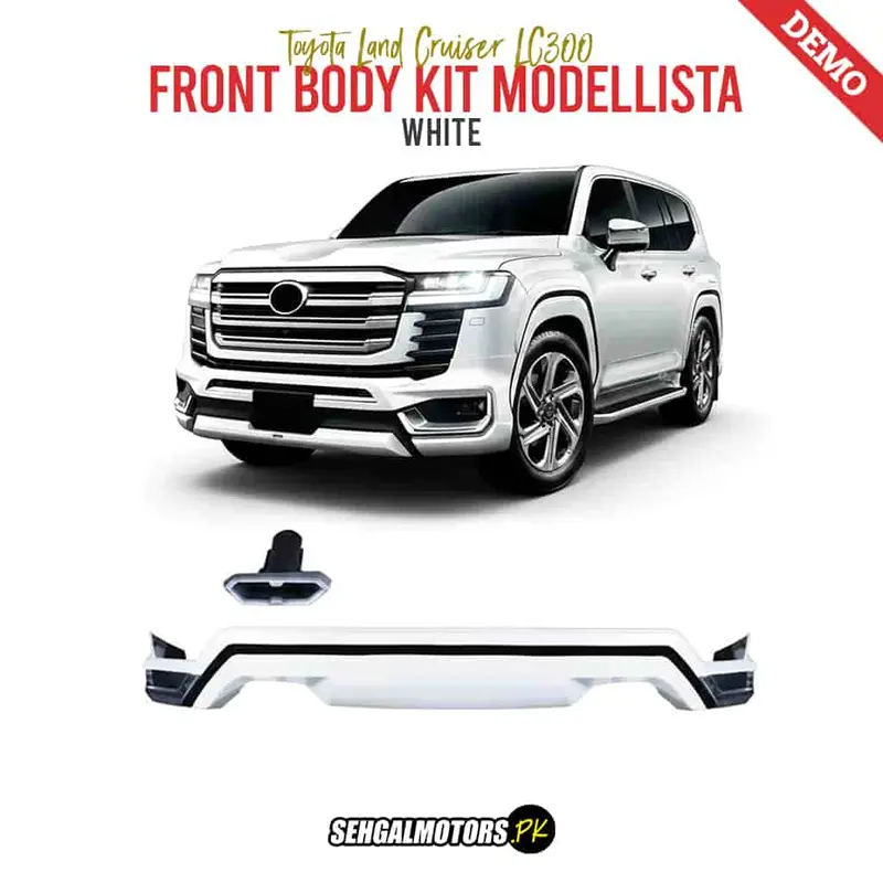 Toyota Land Cruiser Lc300 Front Body Kit Modellista White 1