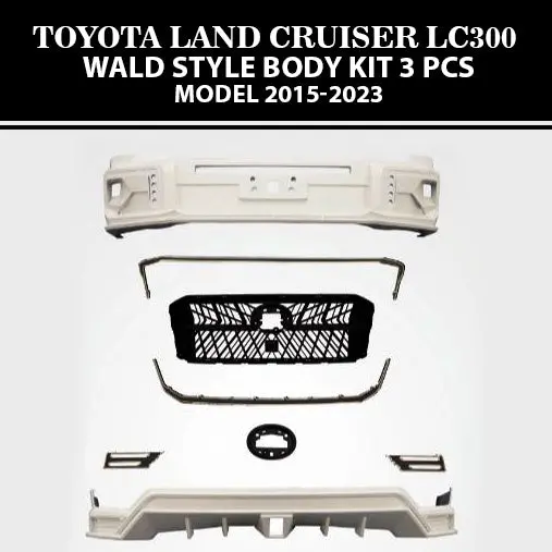 Toyota Land Cruiser Lc300 Wald Style Body Kit 3 Pcs - Model 2015-2023 1