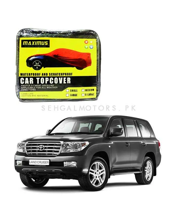 Toyota Land Cruiser Maximus Non Woven Top Cover 2007 - 2015 - - Scratchproof And Waterproof - Without Belt 1