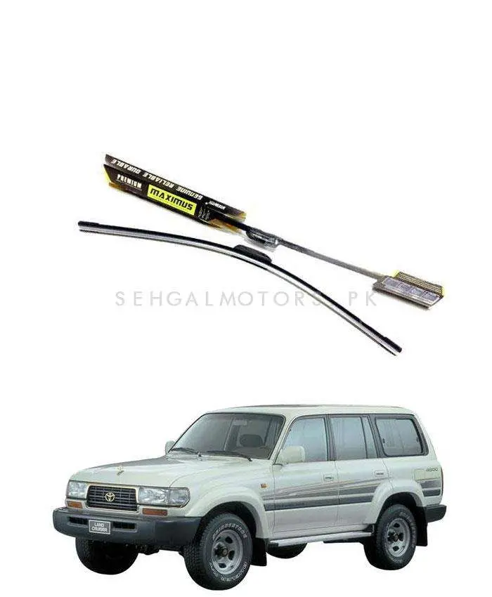 Toyota Land Cruiser Maximus Premium Silicone Wiper Blades 1990 - 1998 1