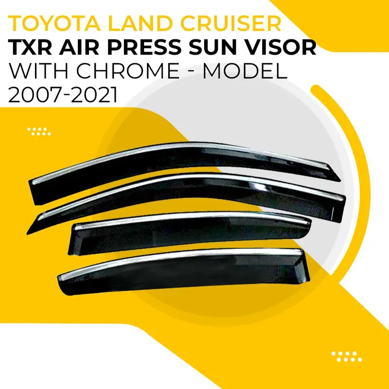 Toyota Land Cruiser Maximus Txr Air Press Sun Visor With Chrome 2007 - 2021 1