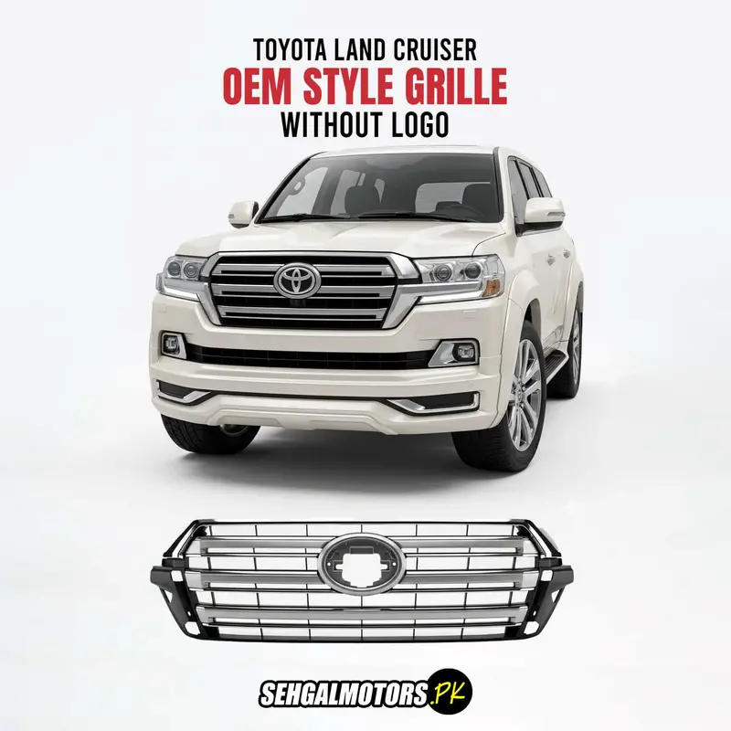 Toyota Land Cruiser Oem Style Grille Without Logo 2015 - 2021 1
