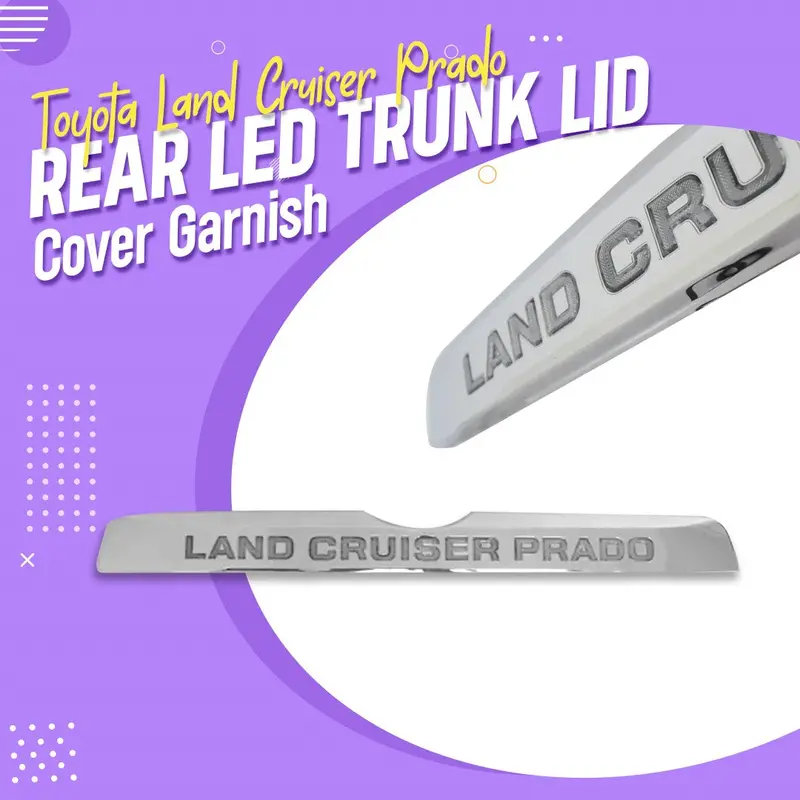 Toyota Land Cruiser Prado Rear Led Trunk Lid Cover Garnish 1