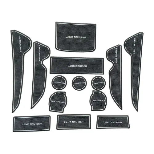 Toyota Land Cruiser Pvc Interior Mats White 2015 - 2021 1