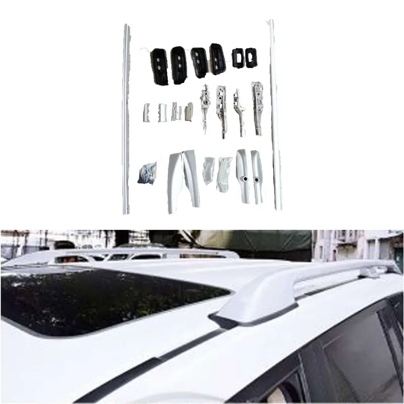 Toyota Land Cruiser Roof Rail Silver 2015 - 2021 - Modification Rail 1