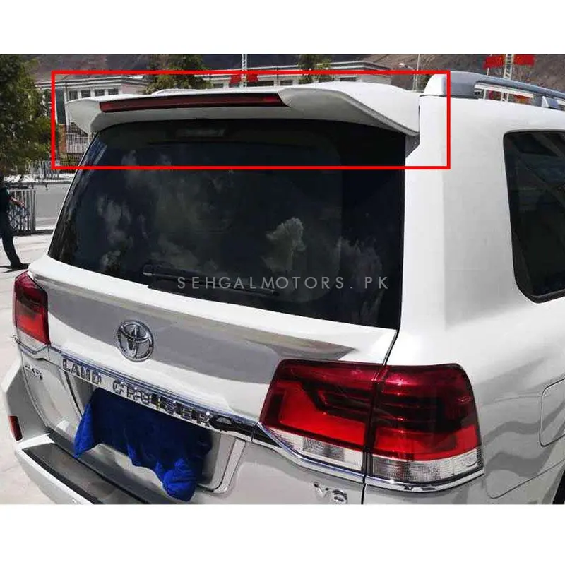 Toyota Land Cruiser Trunk Upper Spoiler Unpainted 2015 - 2021 1