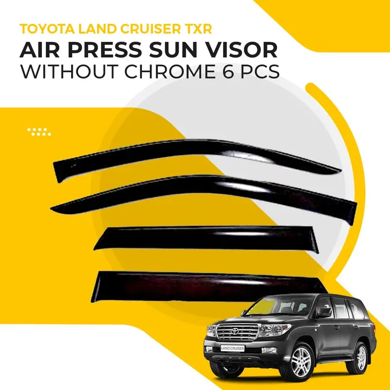 Toyota Land Cruiser Txr Air Press Sun Visor Without Chrome 2007 - 2021 1
