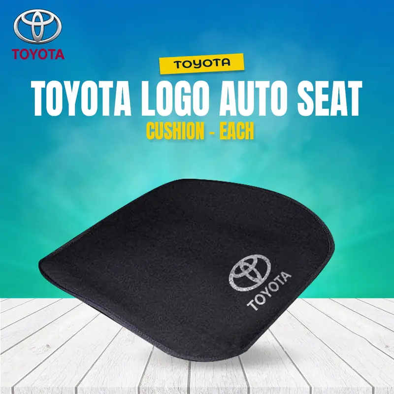 Toyota Logo Auto Seat Cushion - Each 1