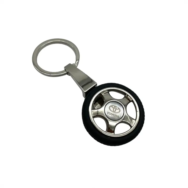 Toyota Logo Tire Tyre Keychain Keyring 2