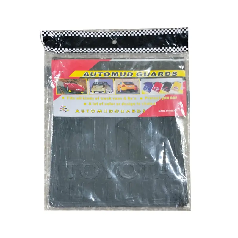 Toyota Logo Universal Lining Mud Flaps Small For Sedan 2 Pcs - - Unpainted 2