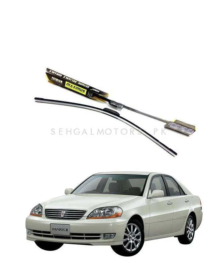 Toyota Mark Ii Maximus Premium Silicone Wiper Blades - Model 2000-2004 1