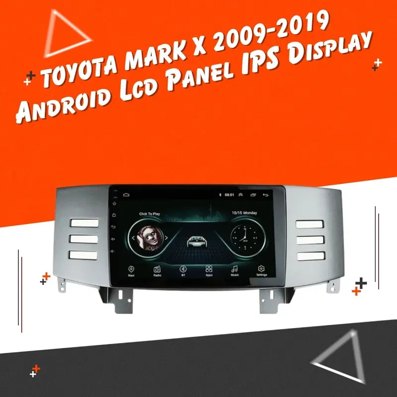 Toyota Mark X  Android Lcd Silver 9 Inches 2009 - 2019 1