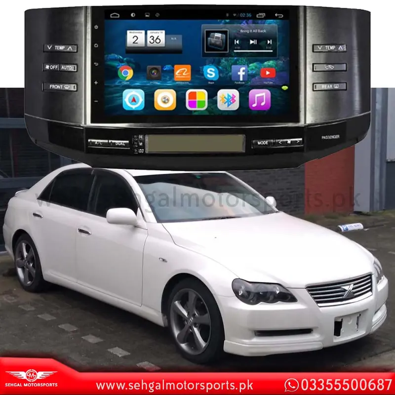 Toyota Mark X Android Panel 1+16Gb Model 2012-2016 1