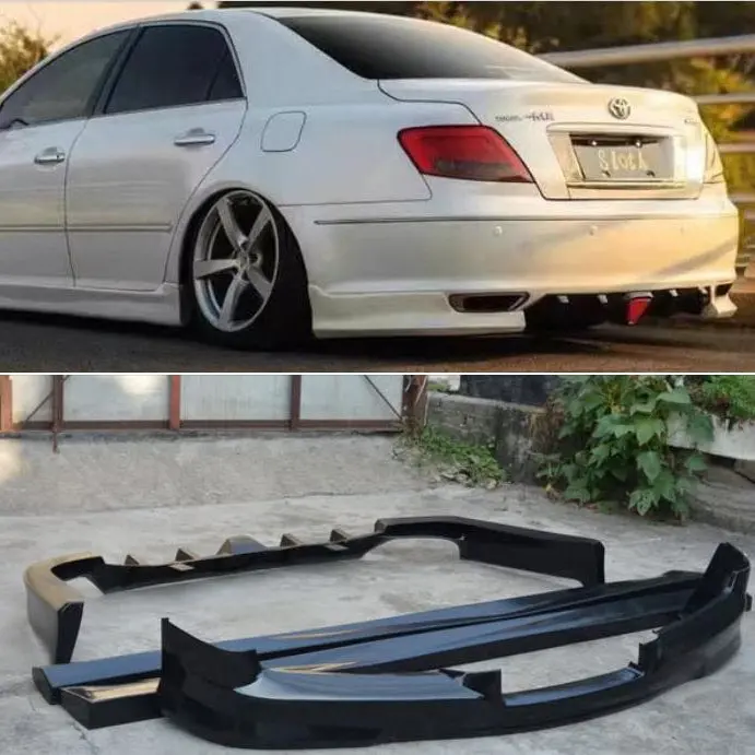 Toyota Mark X Body Kit With Led Plastic - 4 Pcs 2008 - 2010 1