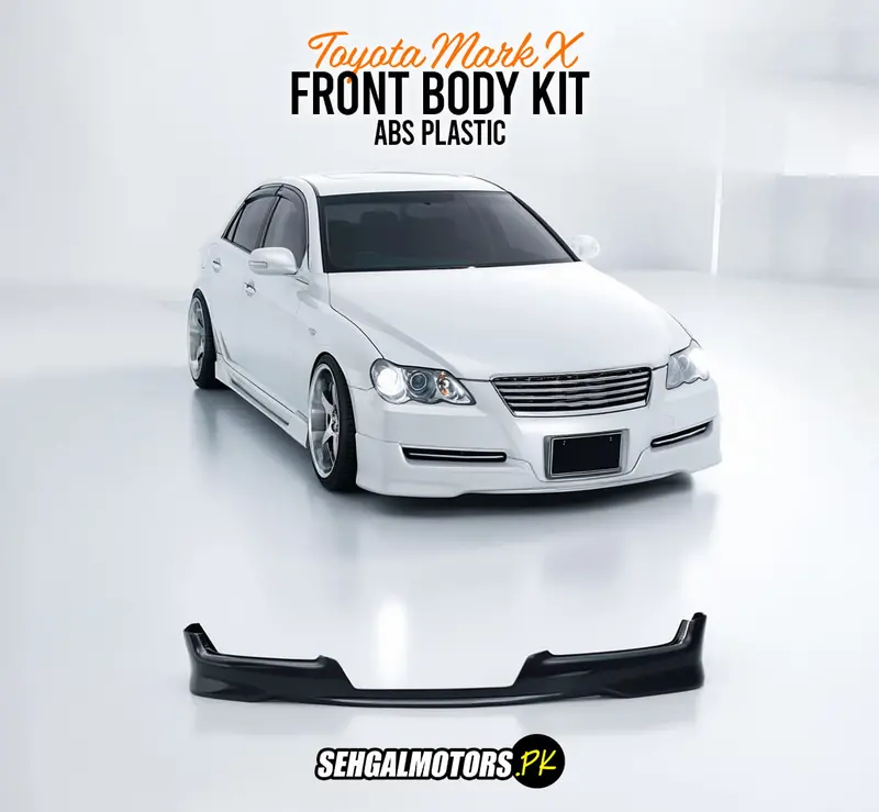 Toyota Mark X Front Body Kit Abs Plastic 2005 - 2008 1
