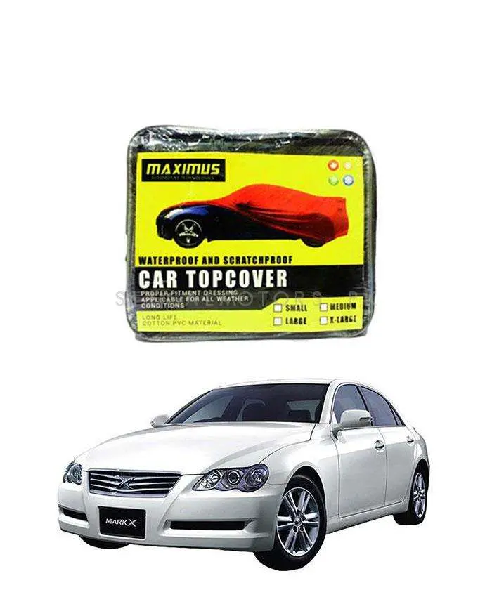 Toyota Mark X Maximus Non Woven Top Cover 2004 - 2017 - - Scratchproof And Waterproof - Without Belt 1