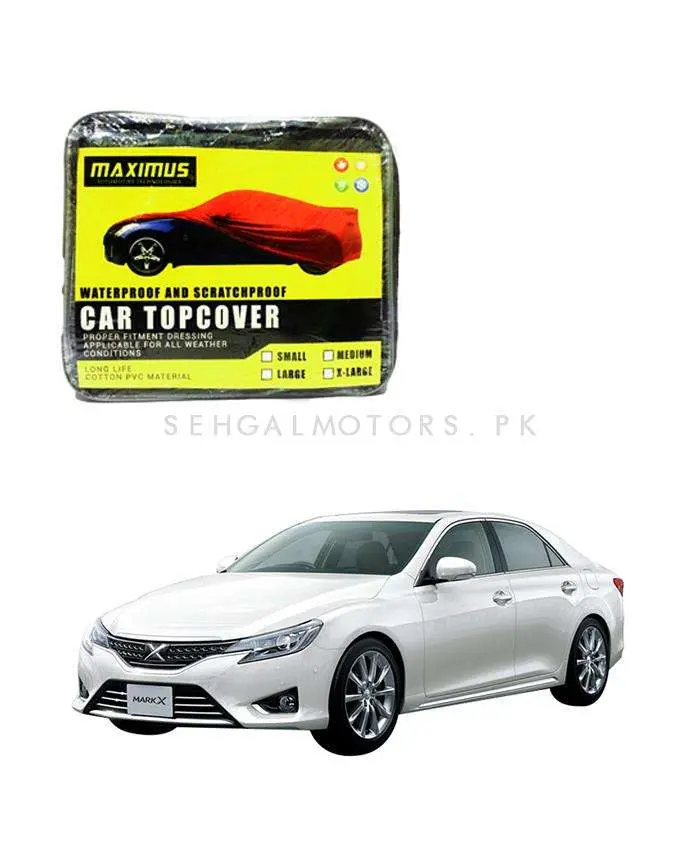 Toyota Mark X Maximus Non Woven Top Cover 2009 - 2019 - - Scratchproof And Waterproof - Without Belt 1