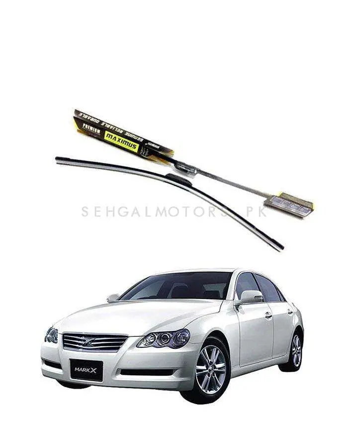 Toyota Mark X Maximus Premium Silicone Wiper Blades 2004 - 2017 1