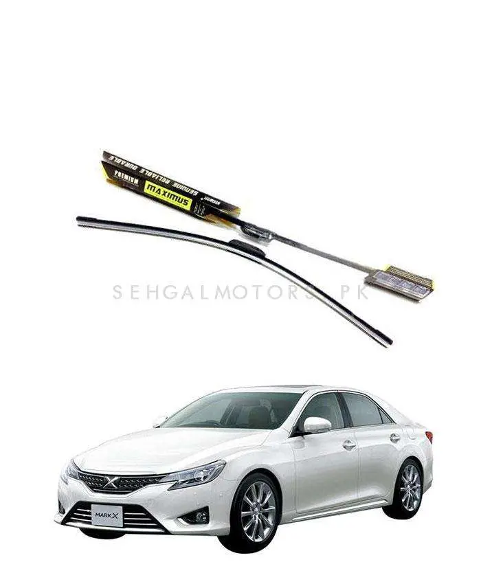 Toyota Mark X Maximus Premium Silicone Wiper Blades 2009 - 2019 1
