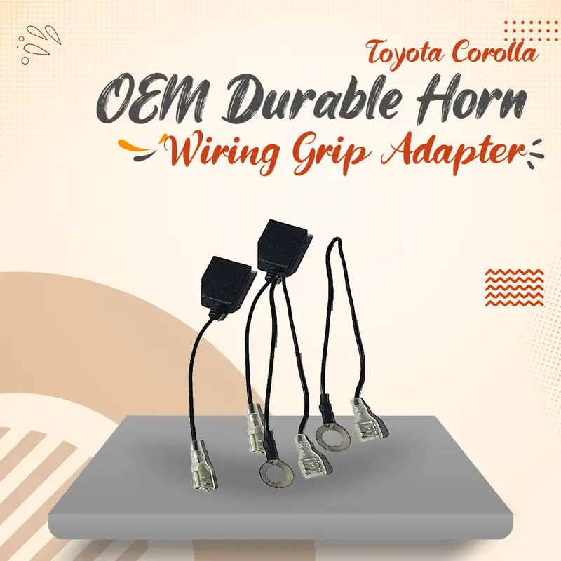 Toyota Oem Durable Horn Wiring Grip Adapter Pair Os04 1