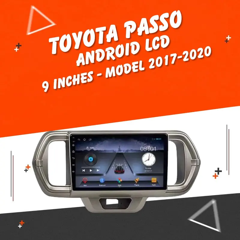 Toyota Passo Android Lcd 9 Inches 2017 - 2020 1