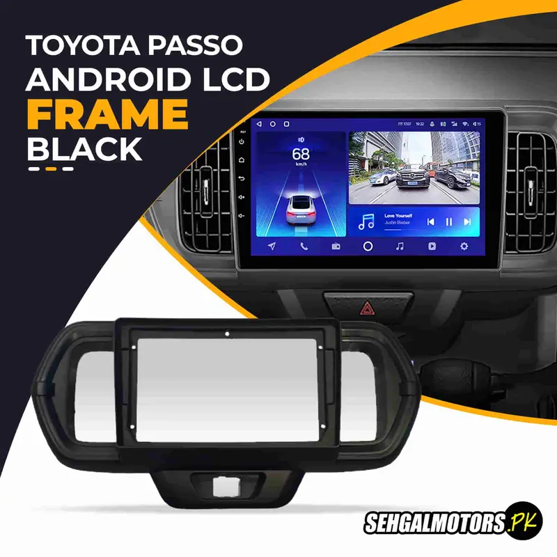 Toyota Passo Android Lcd Frame With Grip 9 Inches 2017 - 2020 1