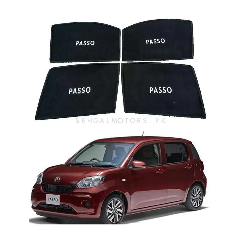 Toyota Passo Foldable & Flexible Sunshade With Logo 2018 - 2019 - Side Sun Shade 2