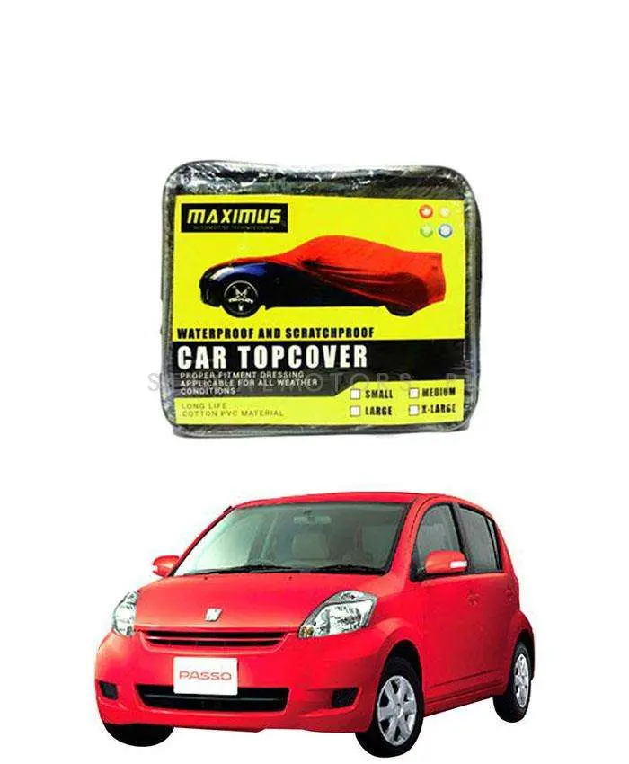 Toyota Passo Maximus Non Woven Top Cover 2005 - 2010 - Scratchproof Waterproof 1