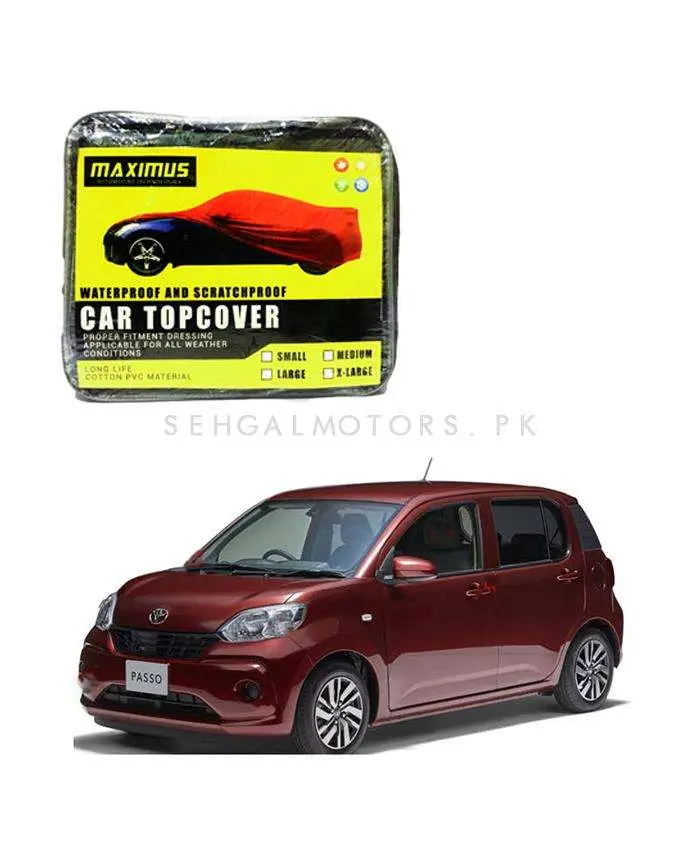 Toyota Passo Maximus Non Woven Top Cover 2016 - 2019 - Scratchproof Waterproof 1