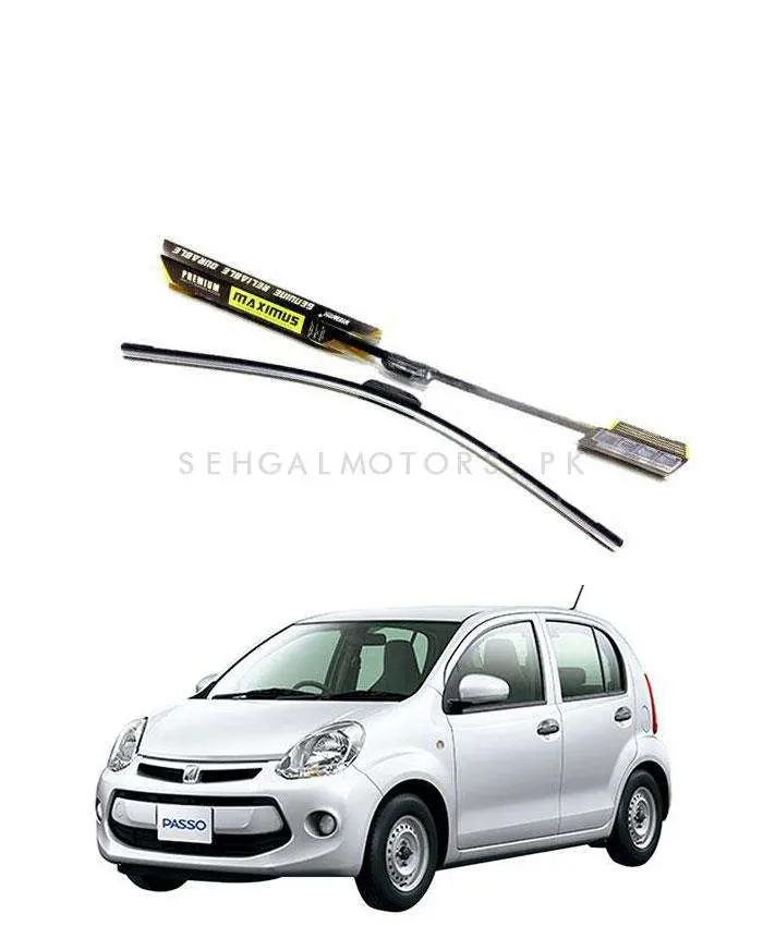 Toyota Passo Maximus Premium Silicone Wiper Blades 2010 - 2016 - 2Nd Genration 1