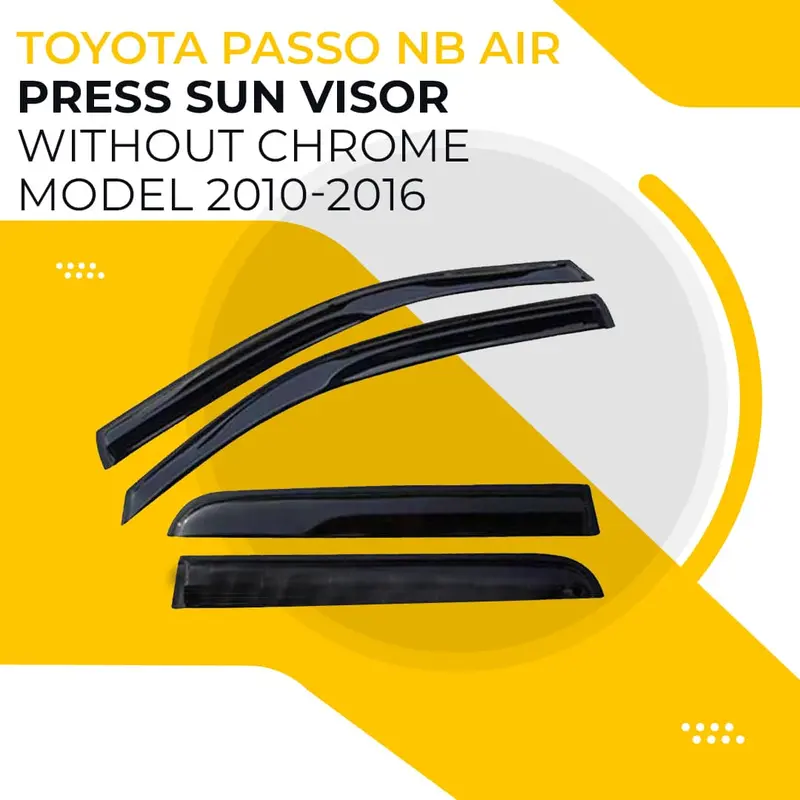 Toyota Passo Nb Air Press Sun Visor Without Chrome 2010 - 2016 1