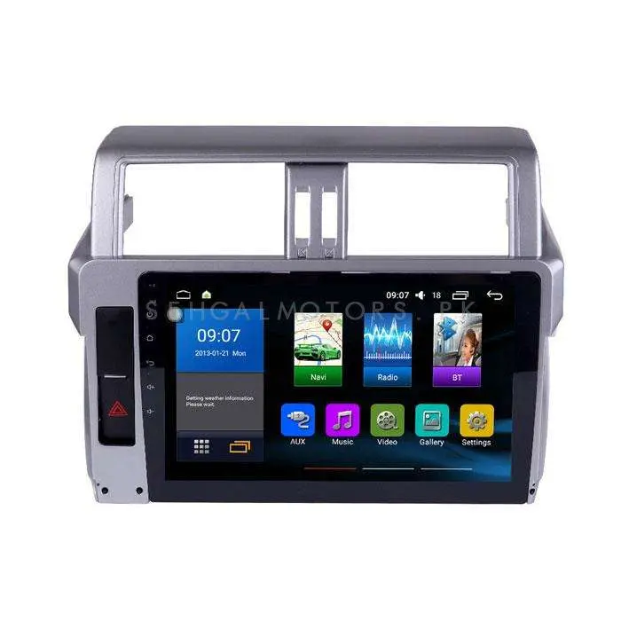 Toyota Prado Android Lcd Silver 10 Inches 2013 - 2017 2