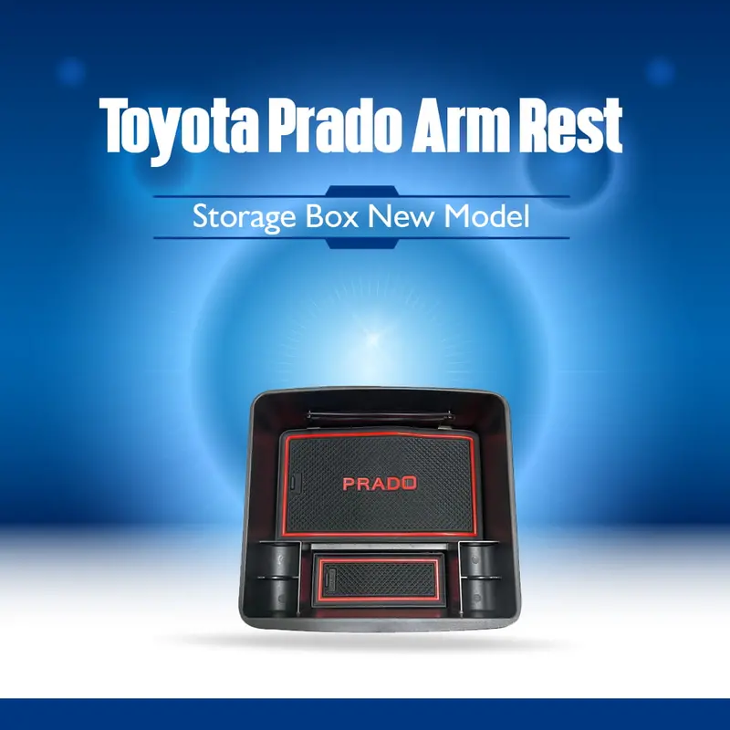 Toyota Prado Arm Rest Storage Box New Model 2018 - 2022 1